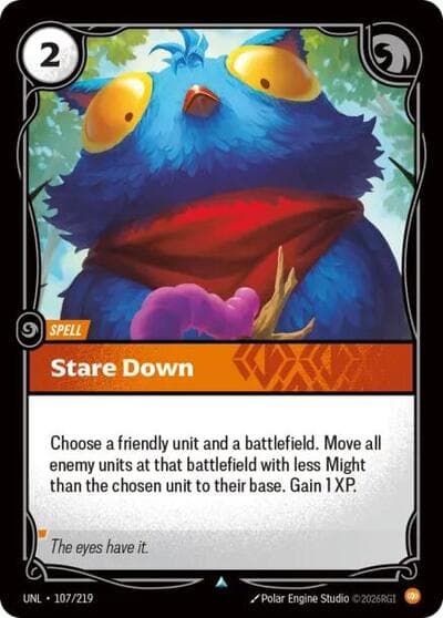 Stare Down card