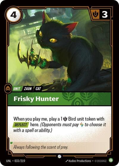 Frisky Hunter card