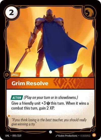 Grim Resolve card
