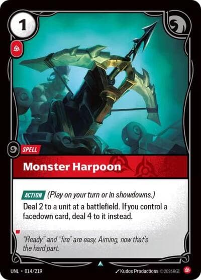 Monster Harpoon card