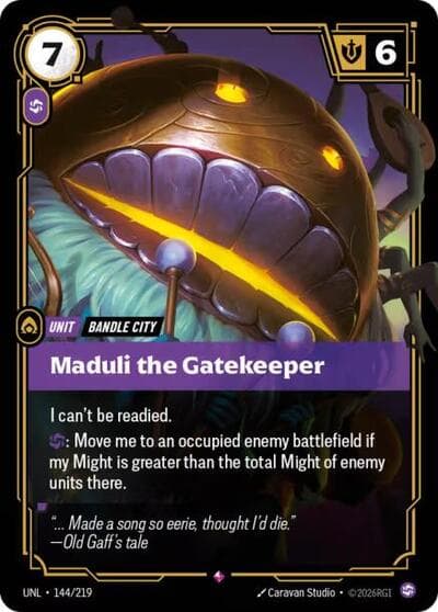 Maduli the Gatekeeper card