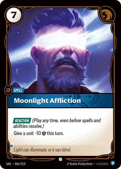 Moonlight Affliction card