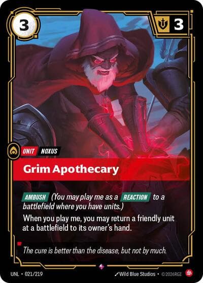 Grim Apothecary card