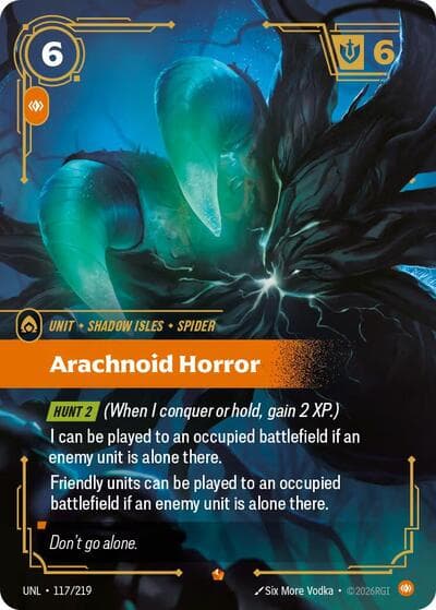 Arachnoid Horror card