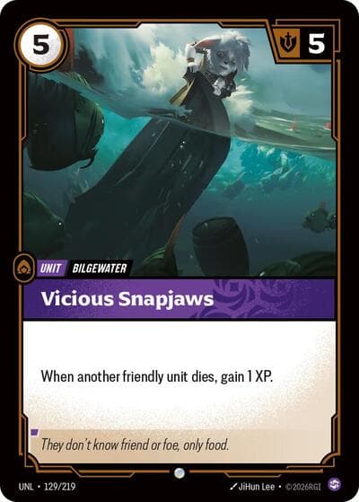 Vicious Snapjaws card