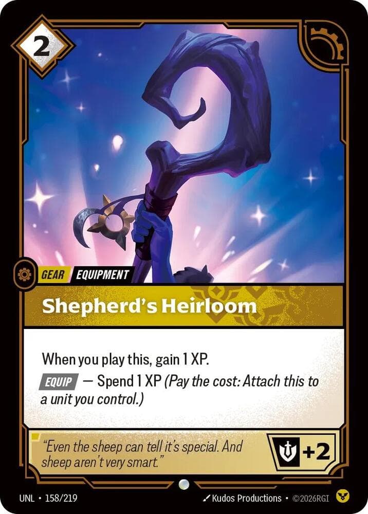 Shepherd's Heirloom — Unleashed (#158)