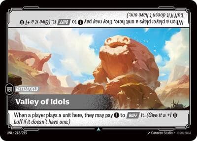 Valley of Idols card