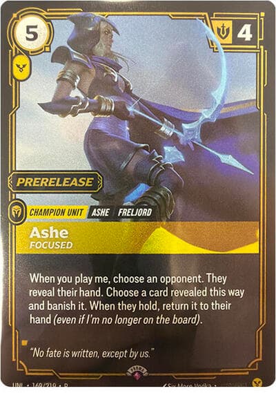 Ashe, Focused card