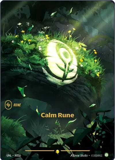 Calm Rune card