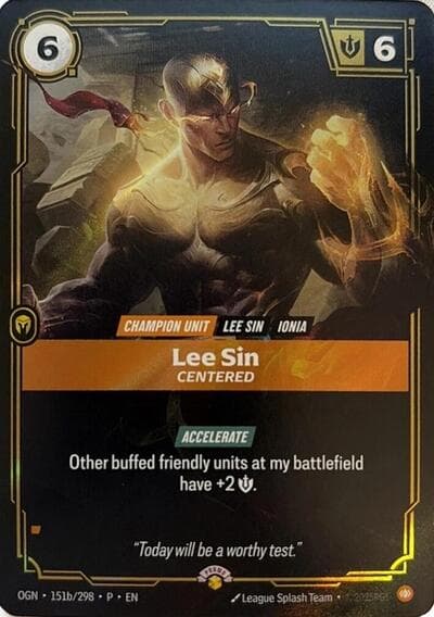 Lee Sin, Centered card
