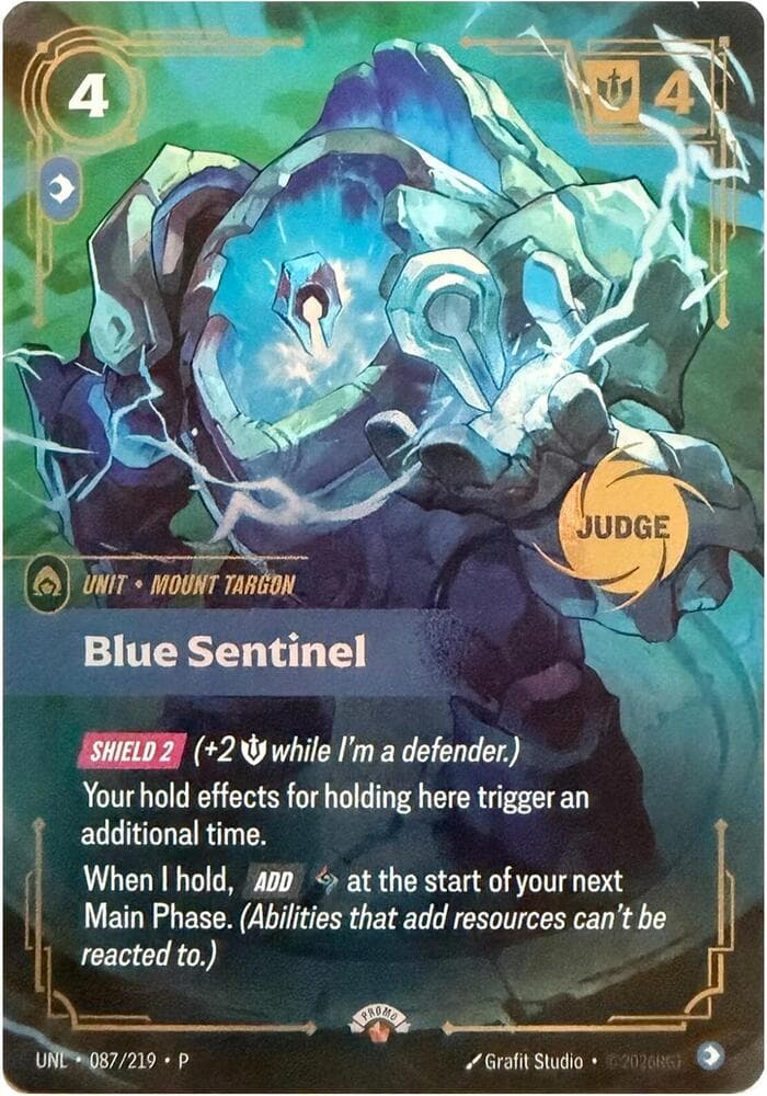 Blue Sentinel — Judge Promos (#087)