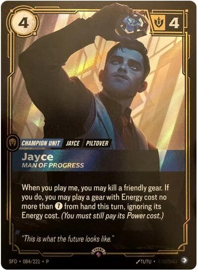Jayce, Man of Progress card