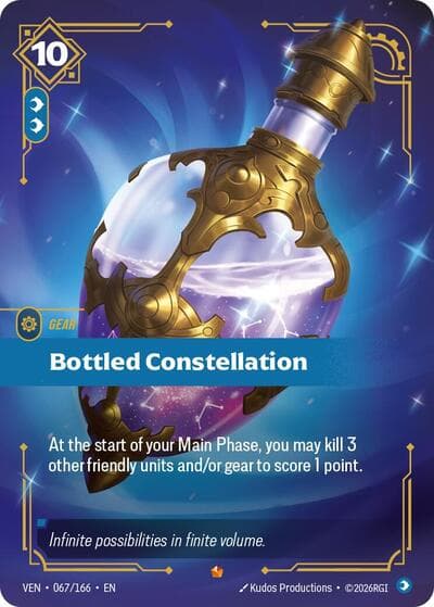 Bottled Constellation card