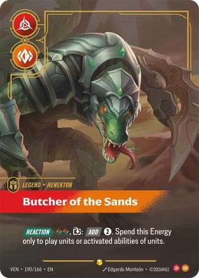 Renekton, Butcher of the Sands card