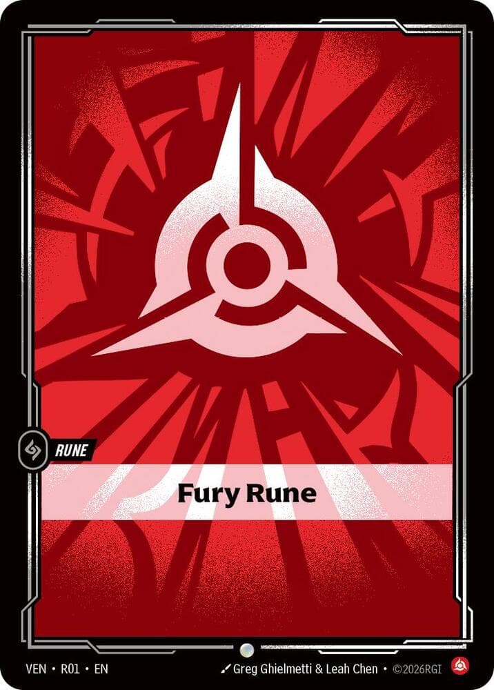 Fury Rune — Vendetta (#R01)