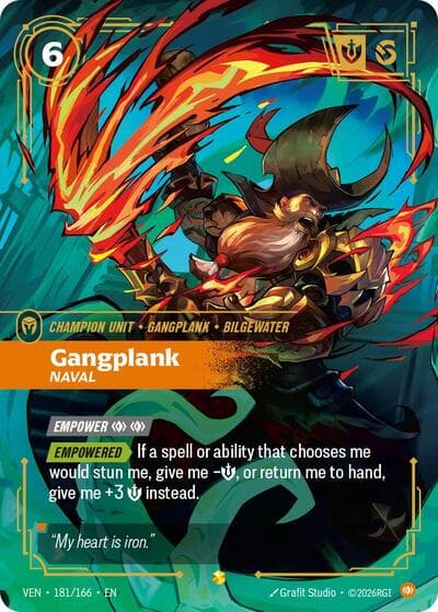 Gangplank, Naval card