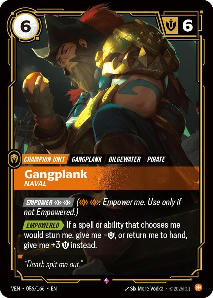 Gangplank, Naval — Vendetta (#086)