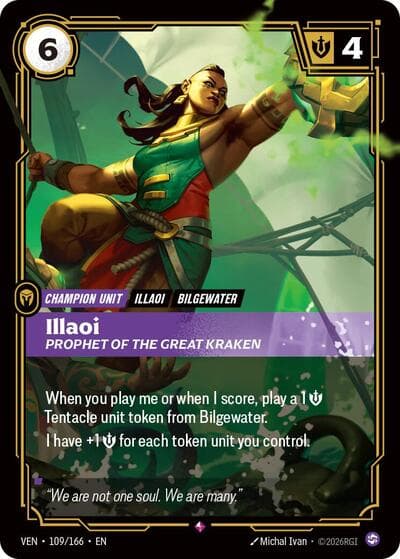 Illaoi, Prophet of the Great Kraken card