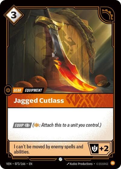 Jagged Cutlass card