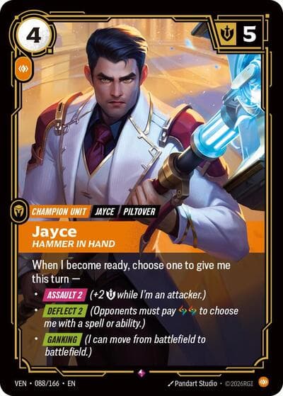 Jayce, Hammer in Hand card