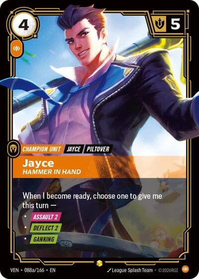 Jayce, Hammer in Hand card