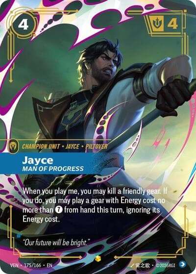 Jayce, Man of Progress (Overnumbered) card