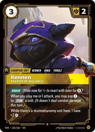 Kennen, Keeper of Balance card