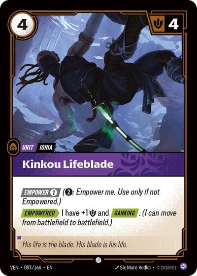 Kinkou Lifeblade card