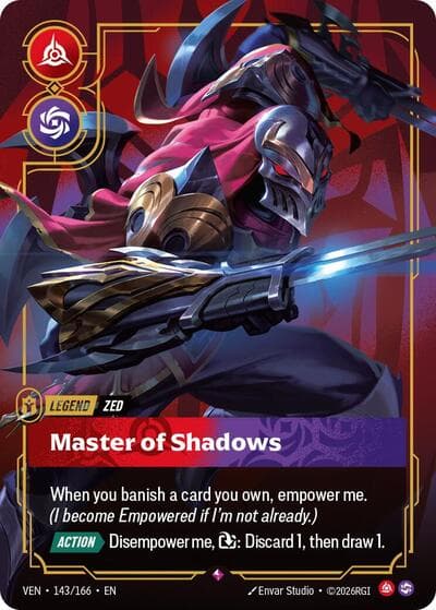 Zed, Master of Shadows card