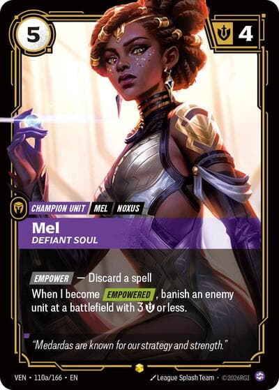 Mel, Defiant Soul card
