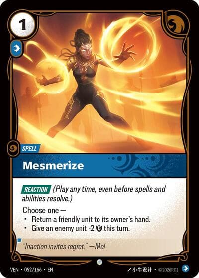 Mesmerize card