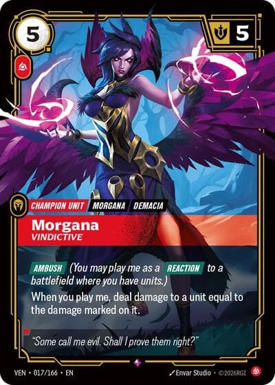 Morgana, Vindictive card