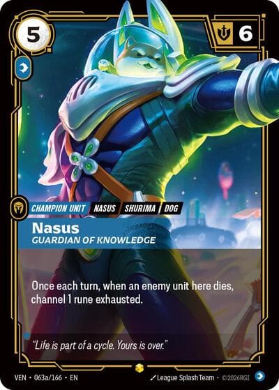 Nasus, Guardian of Knowledge card