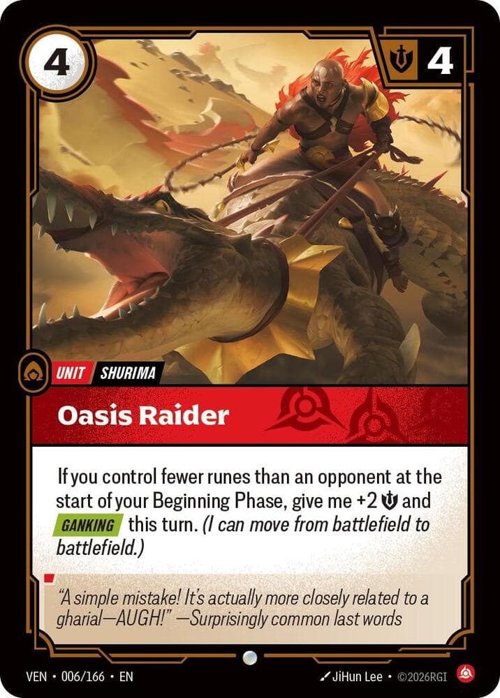 Oasis Raider — Vendetta (#006)