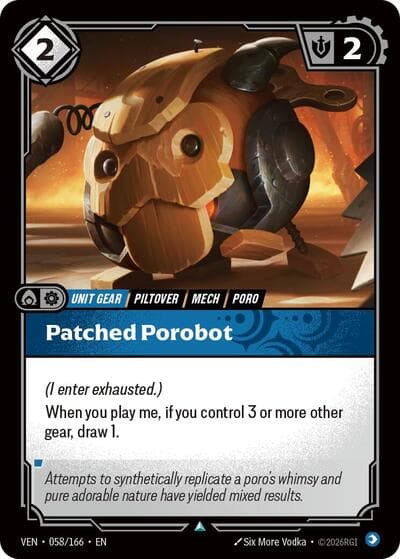 Patched Porobot card