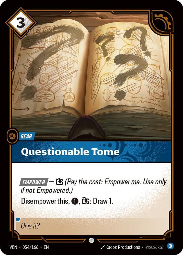 Questionable Tome — Vendetta (#054)