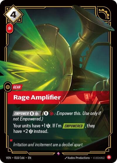Rage Amplifier card