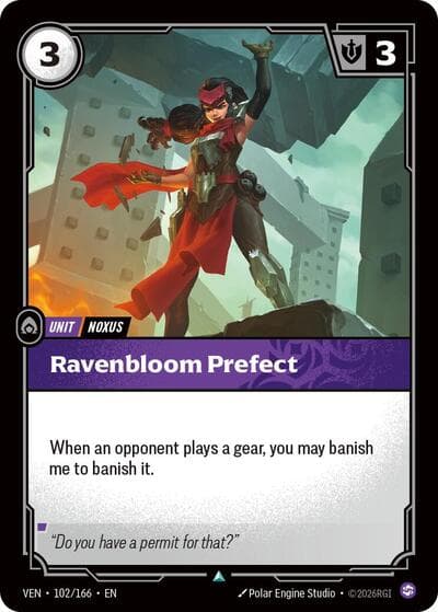 Ravenbloom Prefect card