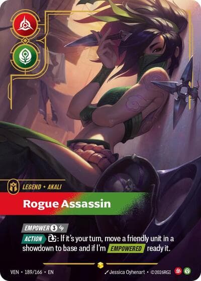 Akali, Rogue Assassin card
