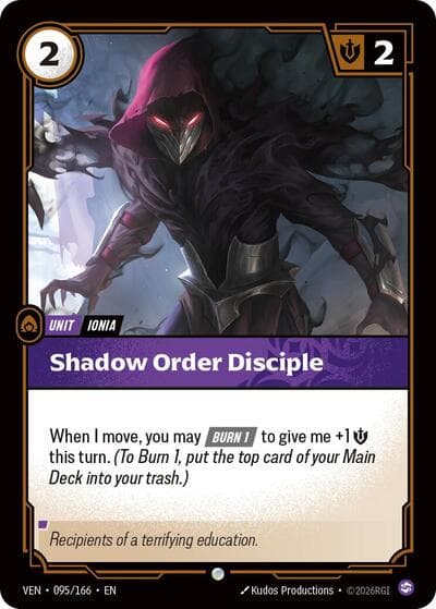 Shadow Order Disciple card
