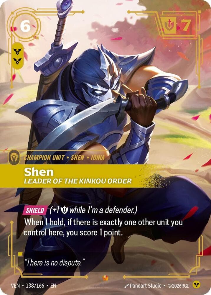 Shen, Leader of the Kinkou Order — Vendetta (#138)