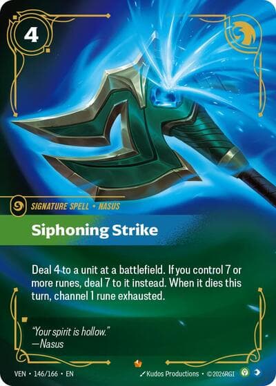Siphoning Strike card
