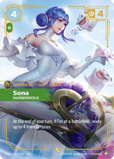 Sona, Harmonious card