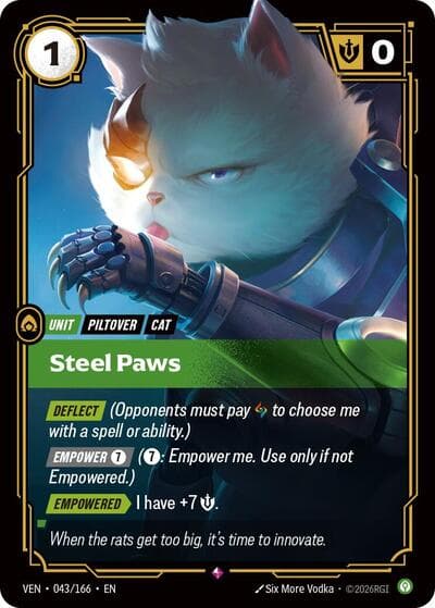 Steel Paws card