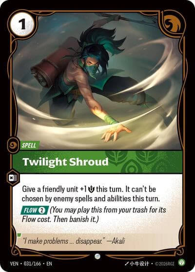 Twilight Shroud card