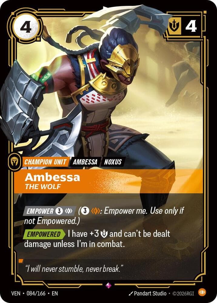Ambessa, The Wolf — Vendetta (#084)
