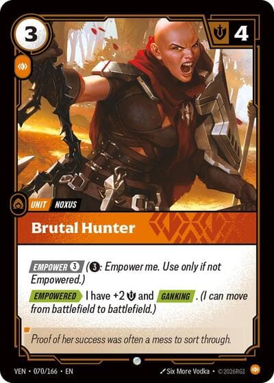 Brutal Hunter card