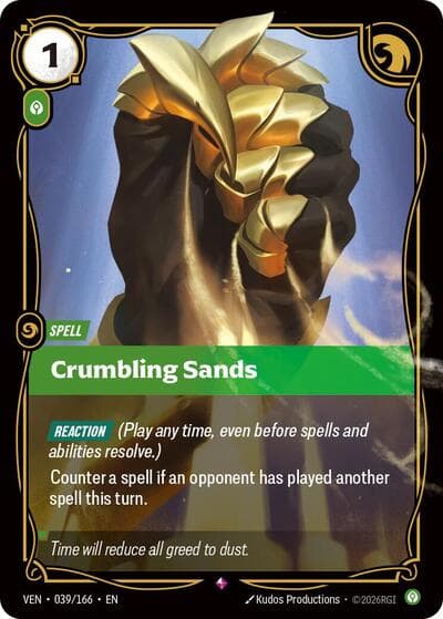 Crumbling Sands card