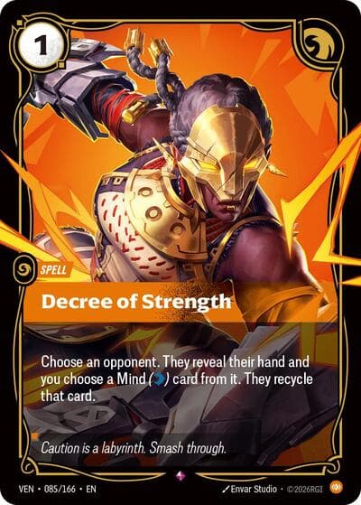 Decree of Strength card
