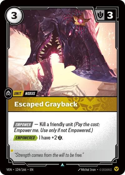Escaped Grayback card